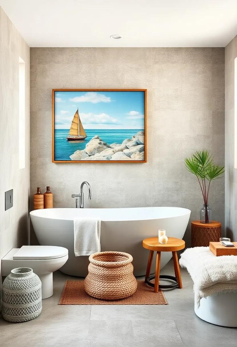 Choose Cheerful Artwork Featuring⁤ Coastal Scenes