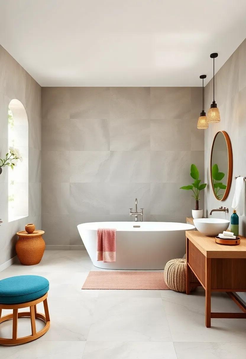 Opt‌ for a Freestanding ​Bathtub for an airy Feel