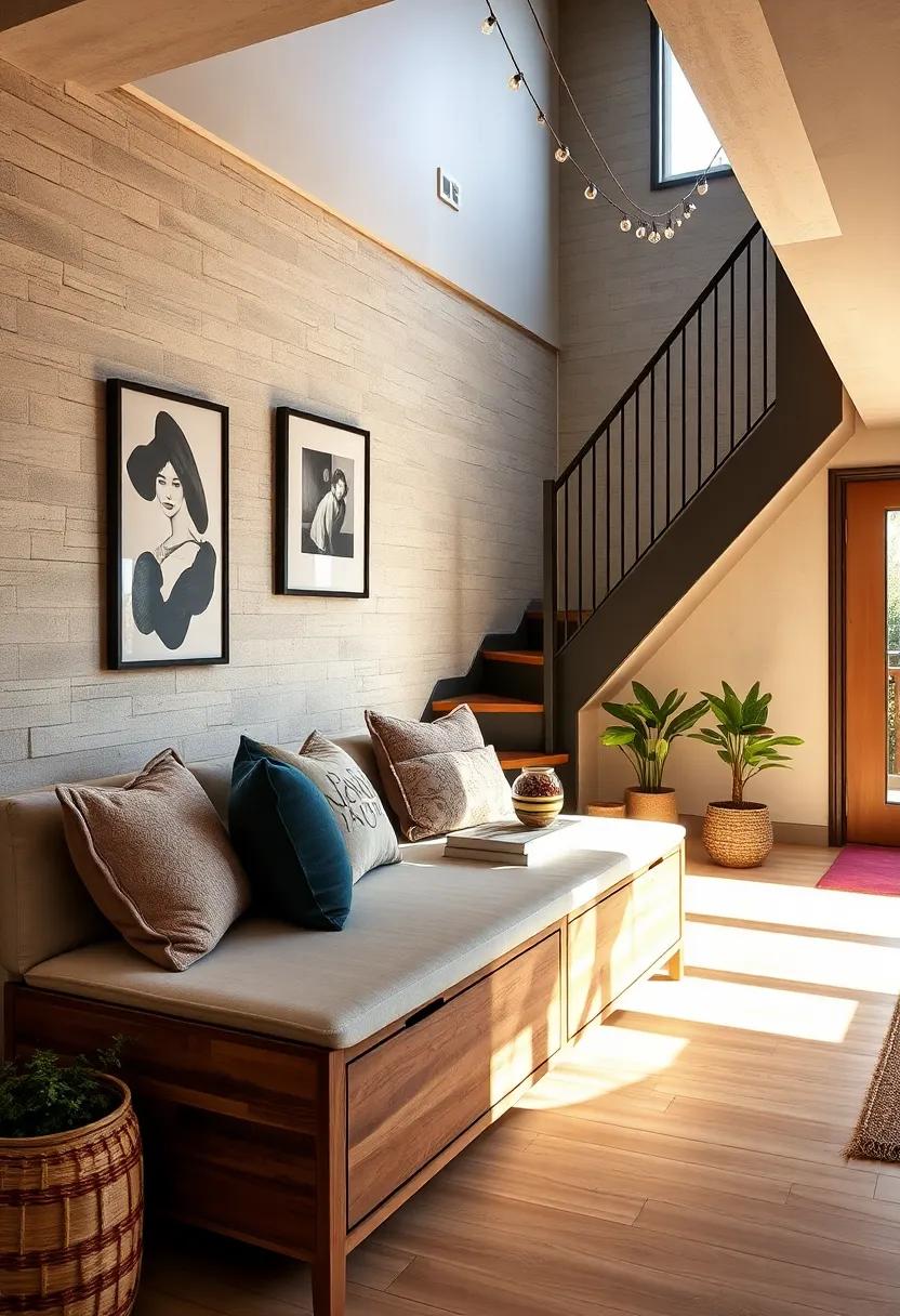 Rustic Storage Bench: Build a decorative bench with hidden storage for cushions or​ blankets, offering both seating and practicality