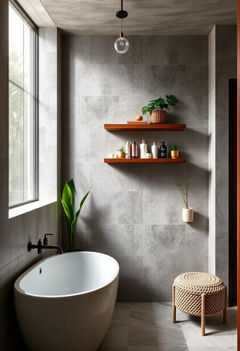 Open ​Shelving: Display your favorite bath products or decorative items ​on open shelves for⁣ accessible beauty
