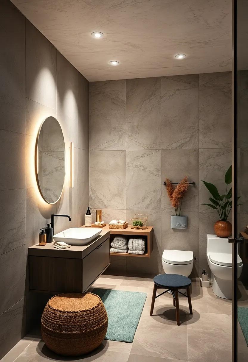 Smart Technology: Incorporate ⁤tech-savvy features⁢ like smart mirrors and voice-controlled lighting for convenience