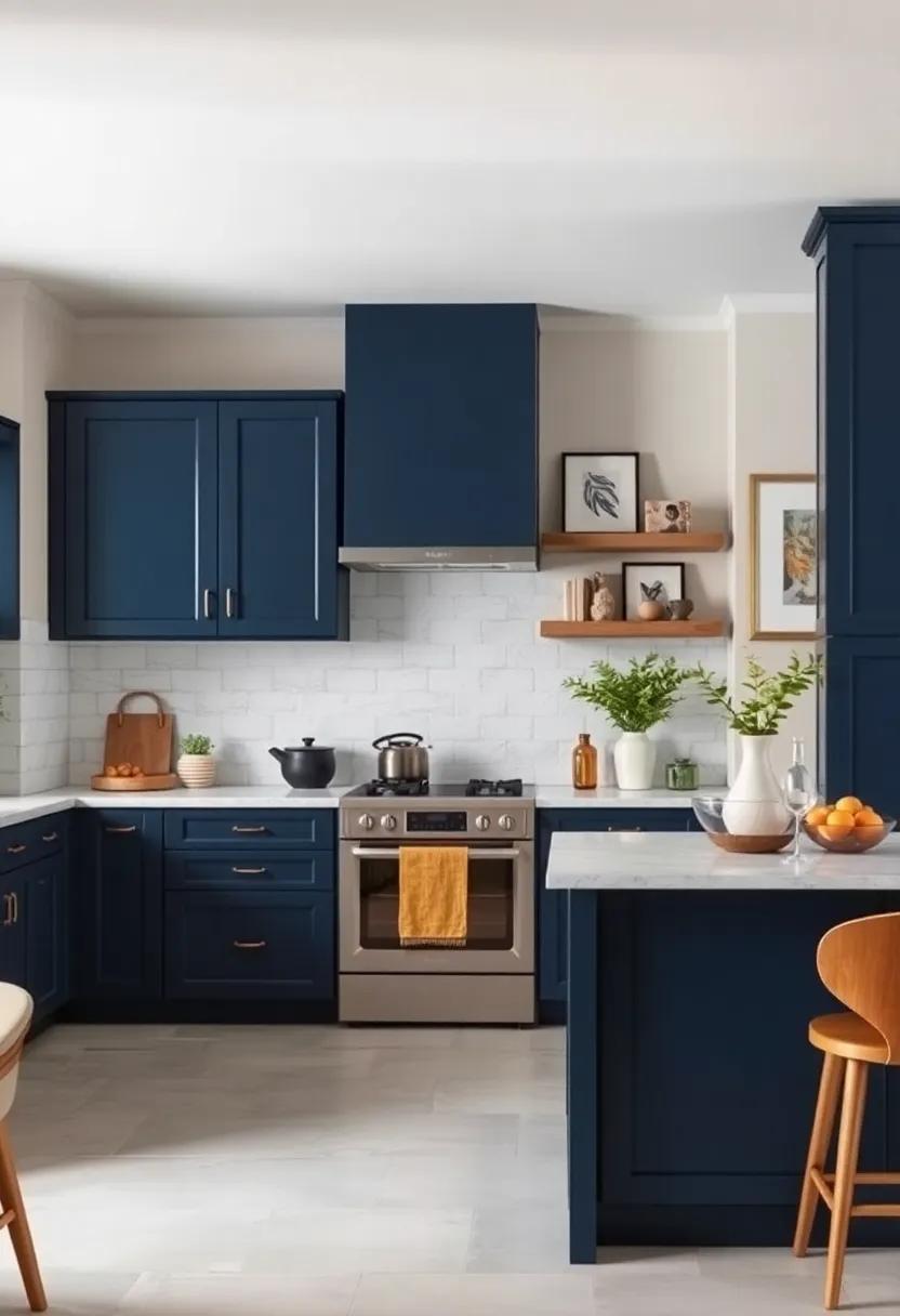 Personal Touch: ‍accessorize your navy blue cabinets with personal⁤ mementos, artwork, and decor that ‍reflect your personality, making the ⁢space ​uniquely yours