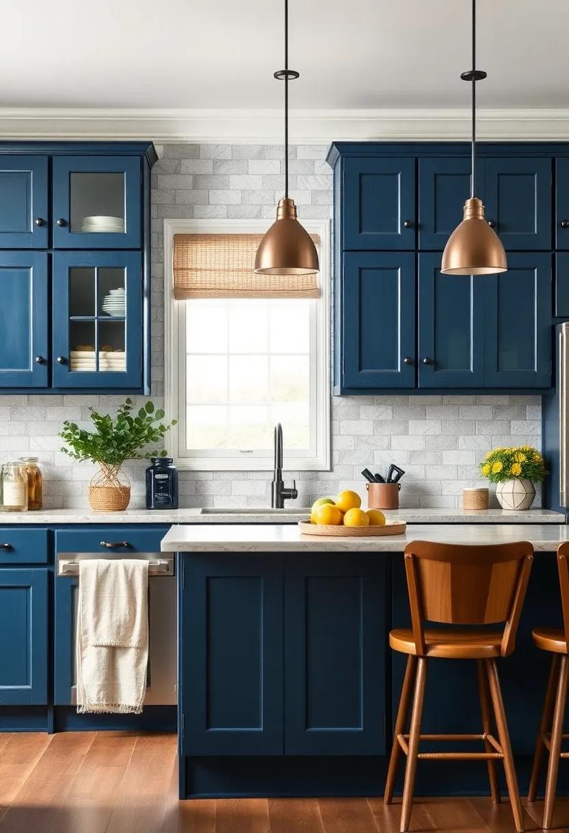 Vintage Vibes: Discover how antique or⁤ distressed navy blue cabinets ​can bring a vintage charm ‍and character, telling a‌ story of timeless design