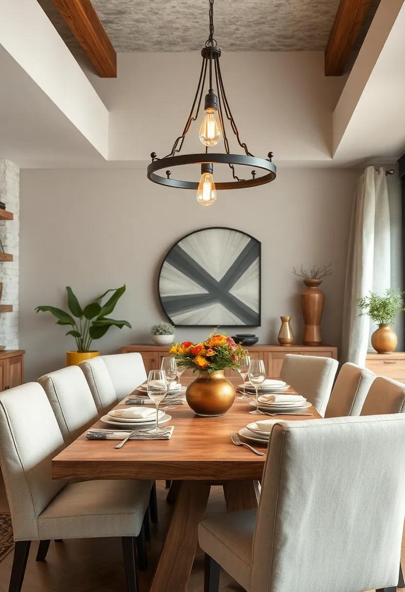 Cozy Lighting:⁣ Use wrought ⁣iron⁣ chandeliers ‌or pendant lights with soft Edison bulbs to create a warm, intimate atmosphere
