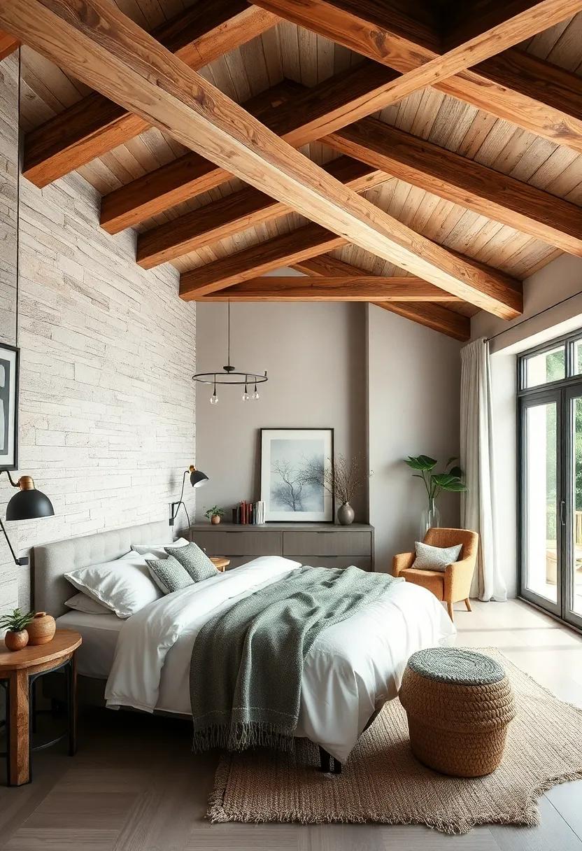 Eco-Friendly Design:‌ Choose sustainable ‍wood beams and green ⁣materials to ‍create a bedroom that’s⁤ both stylish and environmentally conscious