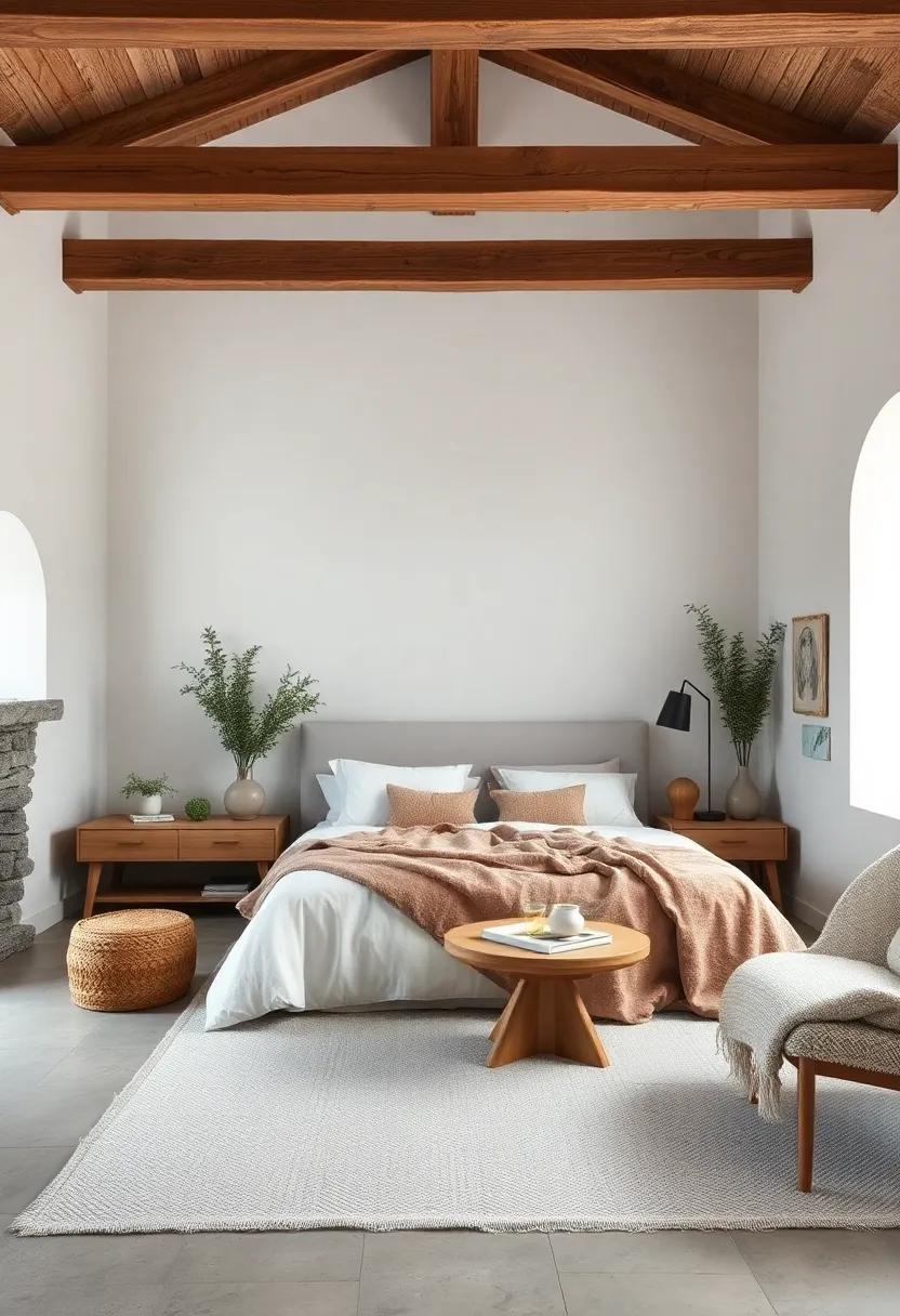 Layered Textures: ⁢Combine soft linens‌ and warm wool throws with the rugged appeal of weathered wooden beams for an inviting look