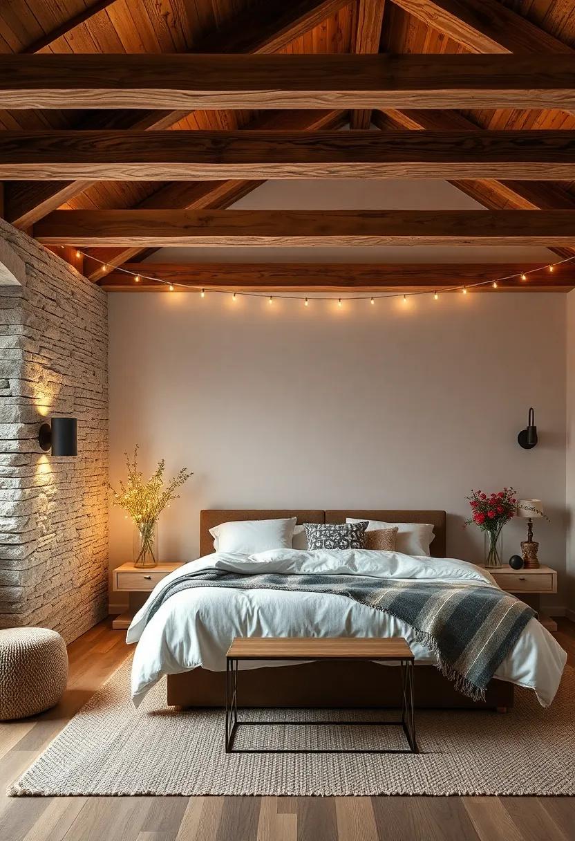 Layered Lighting: Use a⁢ combination ​of⁣ fairy⁤ lights and sconces to highlight wooden beams and ‍create a magical evening ⁤atmosphere
