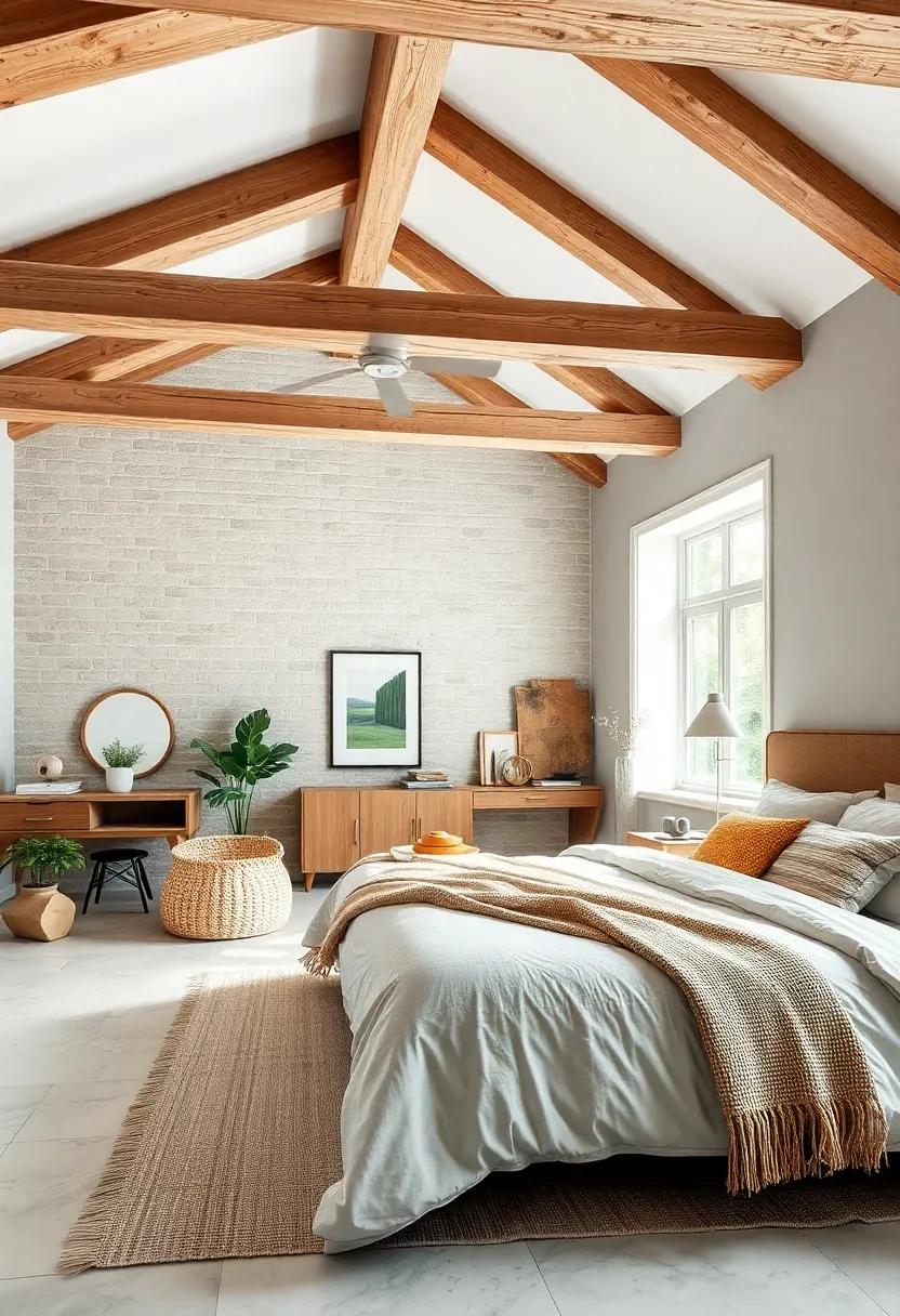 Rich Textures: Experiment with velvet, ⁢linen, and jute⁤ alongside ⁣your wooden ‌beams to create a tactile and inviting setting