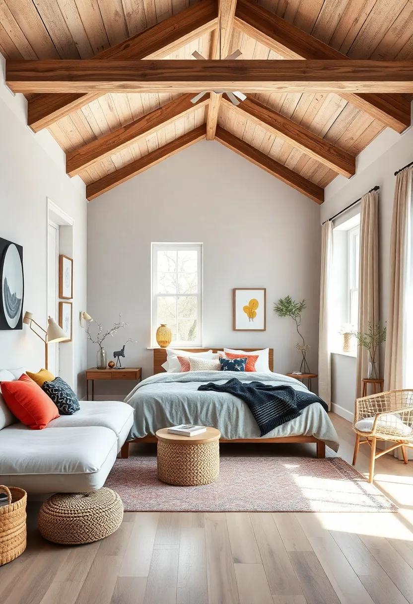 Whimsical⁤ Touches: Mix playful decor with elegant wooden beams for a space that inspires creativity and ‍comfort