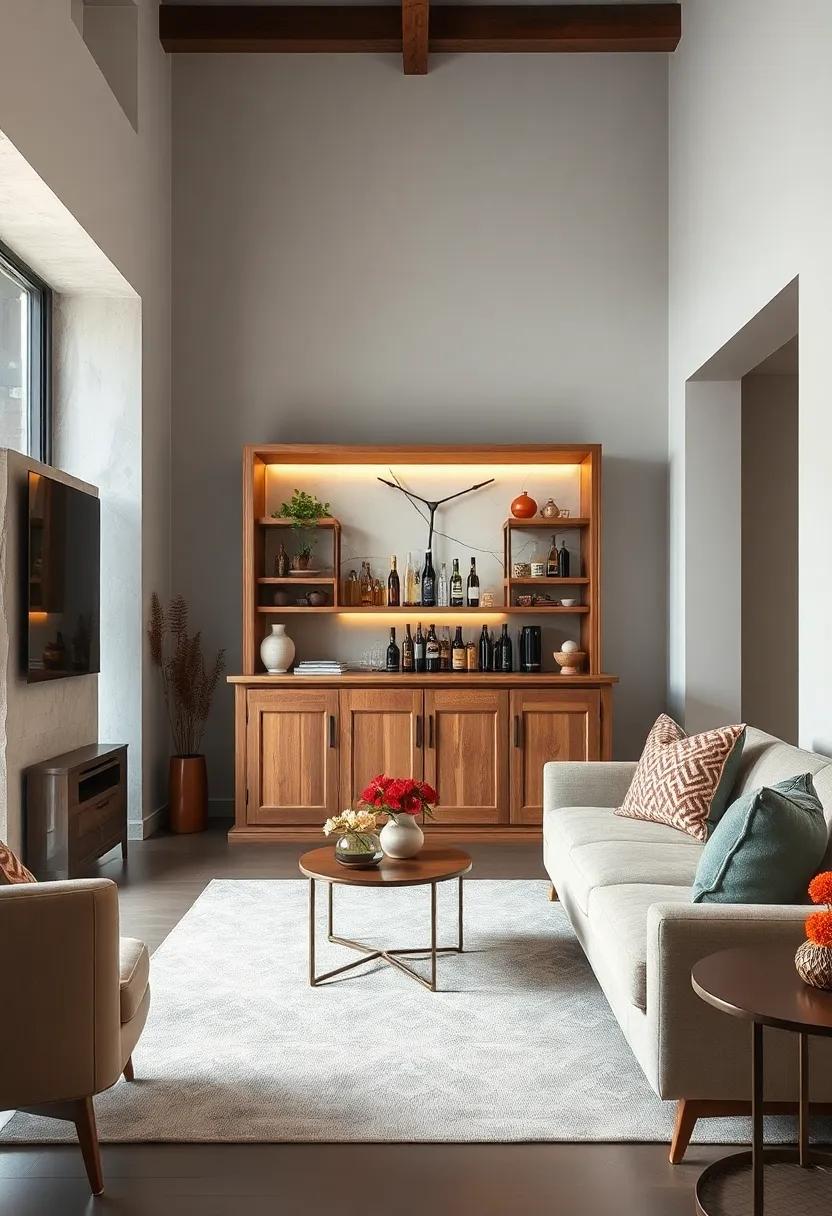 Repurposed⁤ Items: Transform old furniture into a custom bar unit for a ⁤unique statement piece⁢ that ⁣tells a story