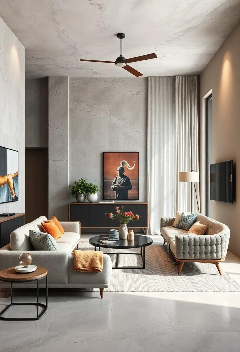 Hidden Storage: Opt for furniture designs that incorporate hidden storage compartments, like ⁣coffee tables or benches, to maintain ⁤a clean aesthetic