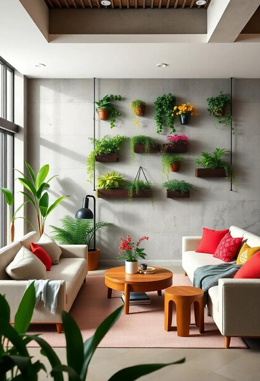 Vertical⁤ Gardens: Elevate your ⁣greenery ‌game by ‌utilizing wall space with​ vertical gardens that add ⁢a touch of ‍nature without⁣ consuming​ floor area