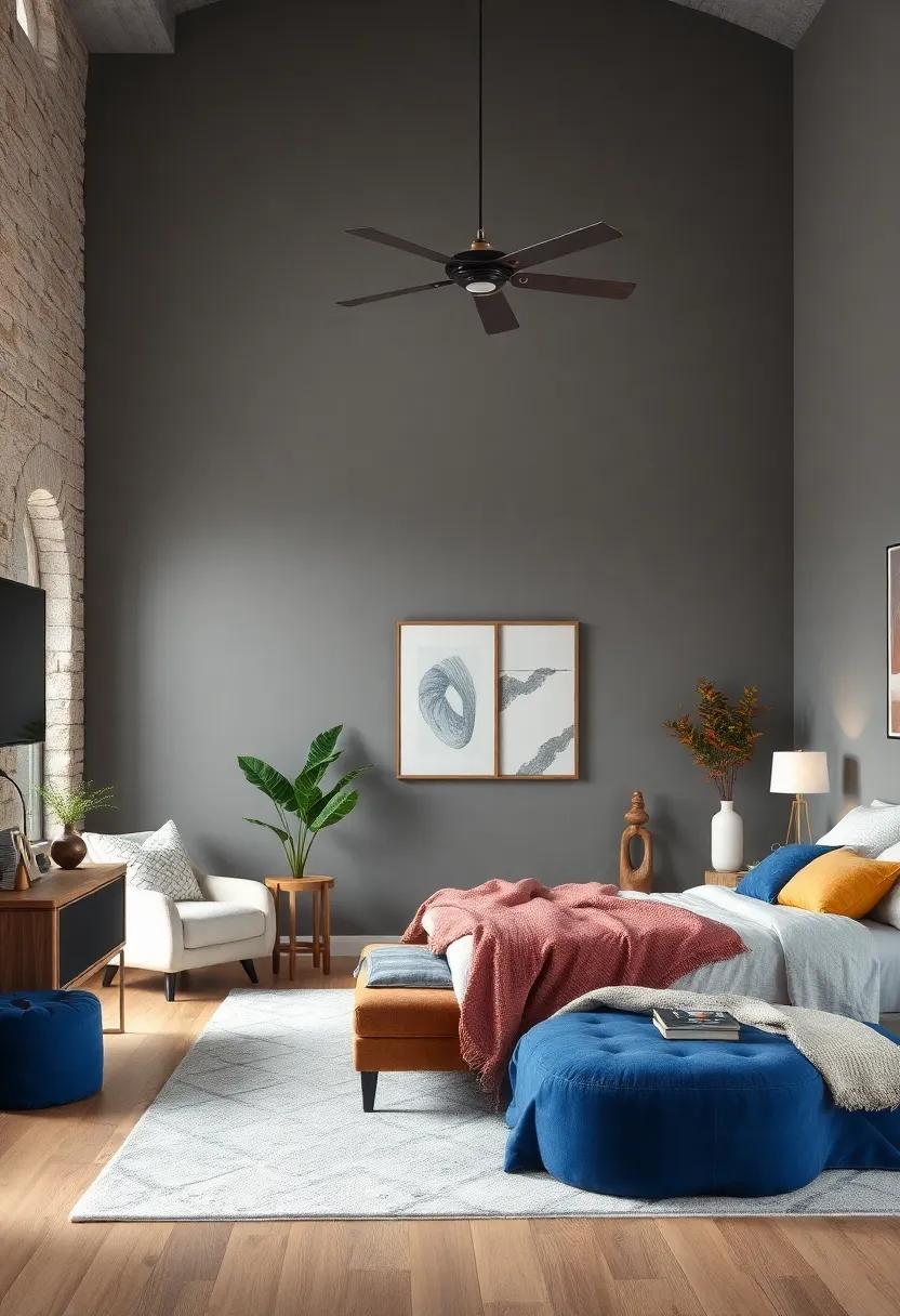 Cool Slate: A soothing gray with blue undertones, reminiscent ​of a calm, cloudy sky and great for modern spaces