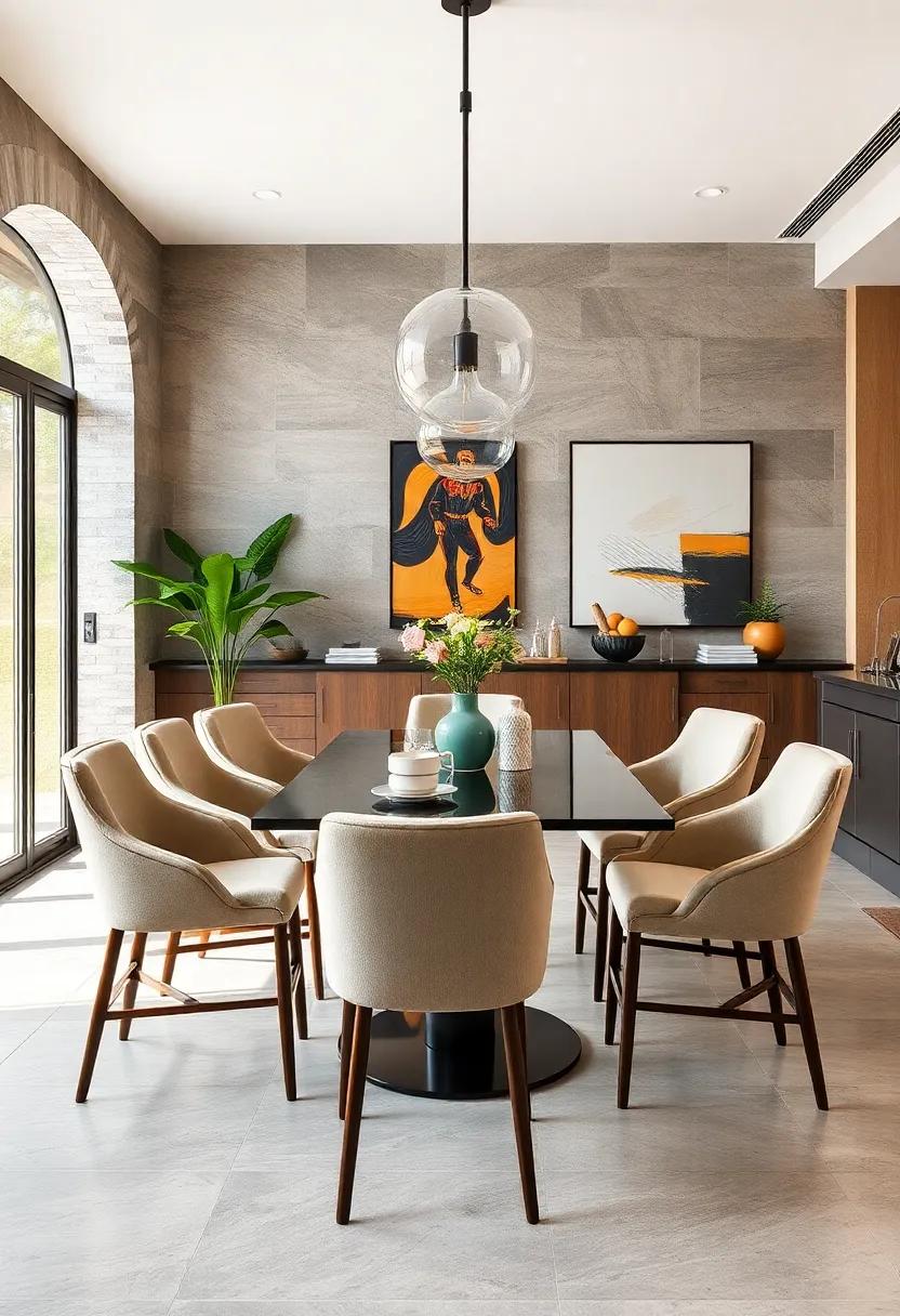 Bar Stools: Perfect for high-top tables or kitchen islands, bar stools blend height and style, offering a casual yet chic dining option