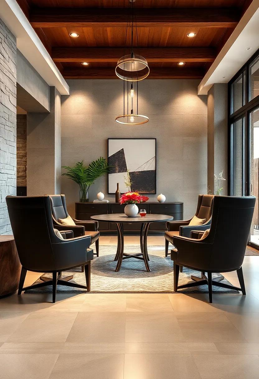 Executive Leather Chairs: Combining comfort with sophistication, these chairs are perfect for a formal dining room, ensuring your guests feel pampered