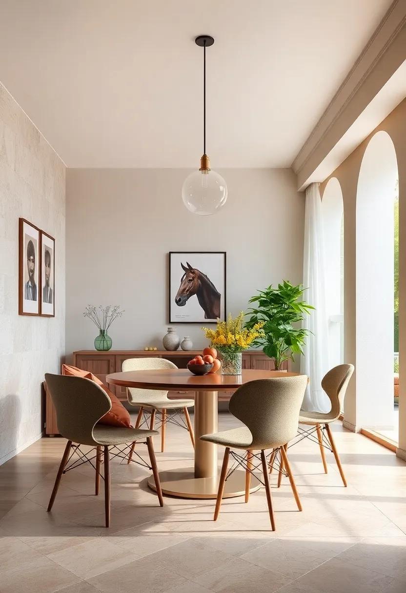 Modern Bistro chairs: Inspired by classic café seating, these lightweight chairs are perfect for creating a casual dining experience with European charm