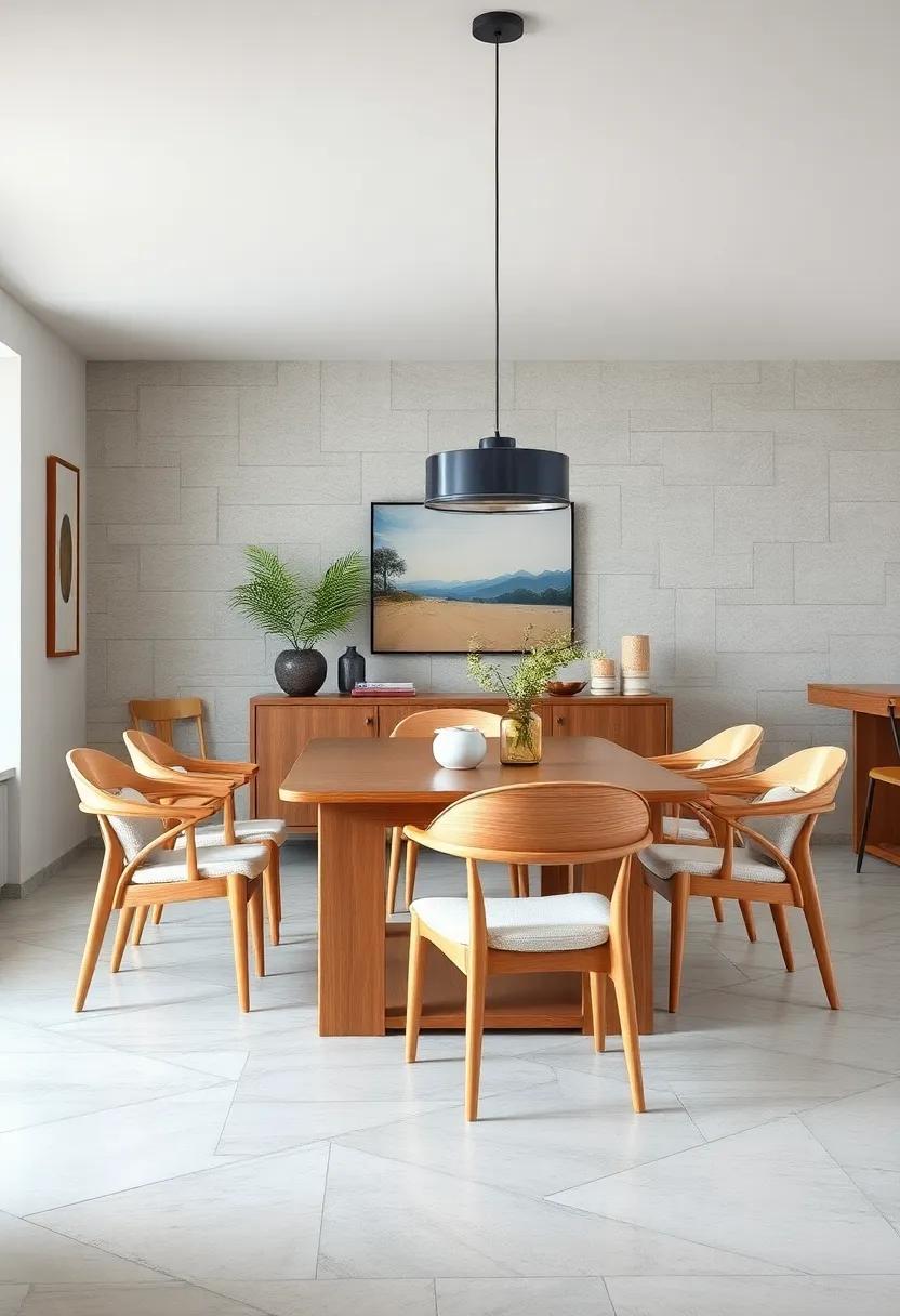 Scandinavian Wooden Chairs: Featuring light woods and simple designs, these chairs seamlessly blend functionality with timeless elegance