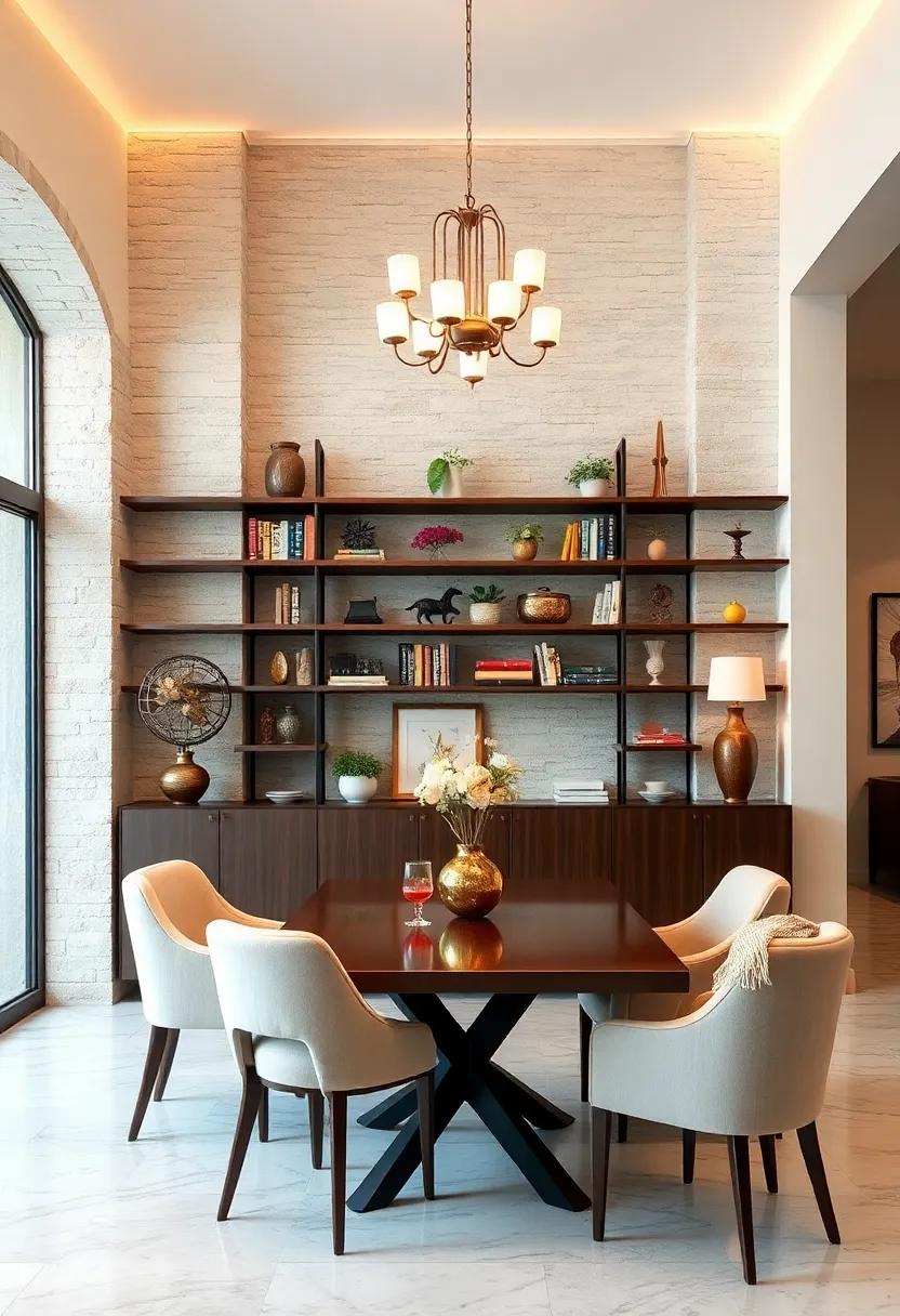 Vintage⁣ Bookcases: incorporate a vintage bookcase⁣ as a statement piece, allowing for a ⁢mix of​ your dining essentials and cherished ⁤books with​ a nostalgic touch
