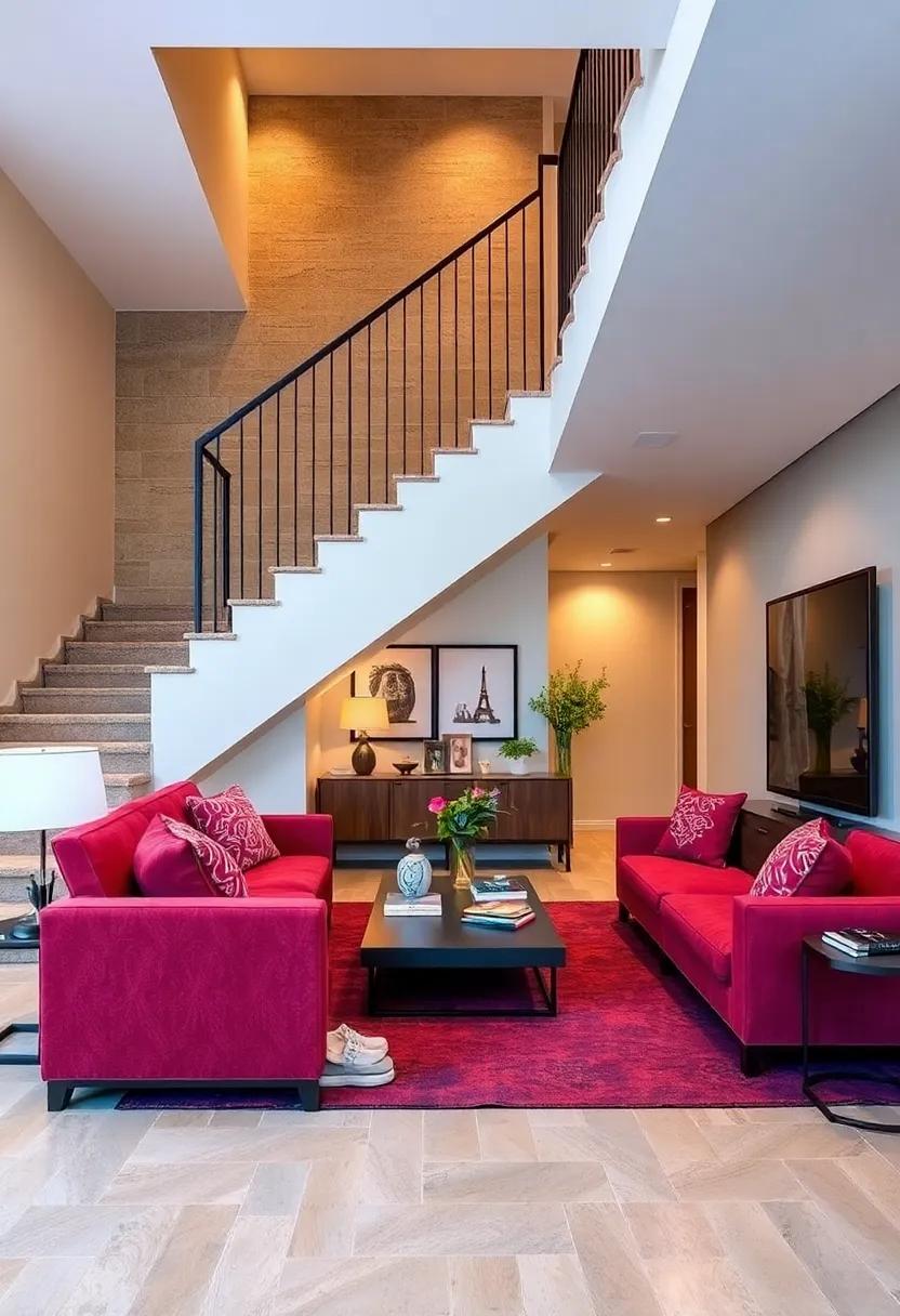 Design custom cabinetry that blends seamlessly with the staircase, providing ample⁤ space⁤ for storage while maintaining an⁤ elegant look
