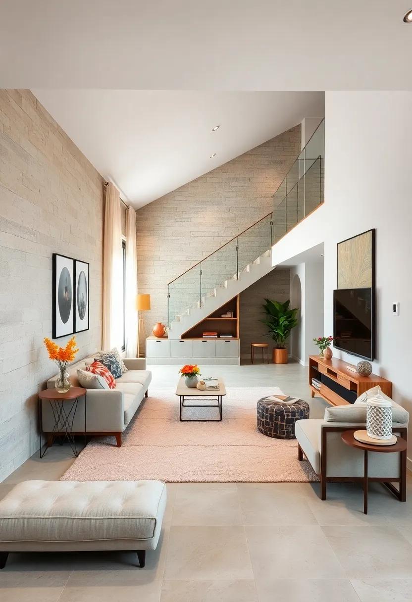 Personalize ‌the space with family photos or travel souvenirs, ensuring the under-stairs living room​ reflects⁤ your unique style