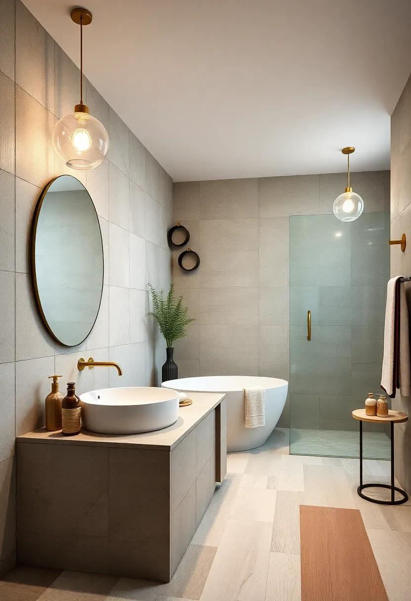 Statement​ Lighting Globes: Choose dazzling globe fixtures with ⁤gold details ‌that reflect ⁤light and enhance your space