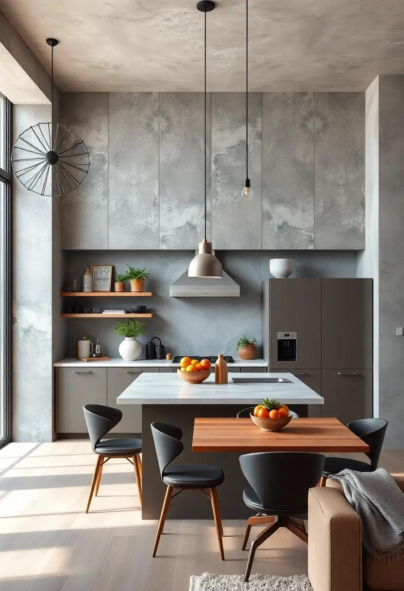 Add ‍Concrete Pendant Lighting for Industrial Charm