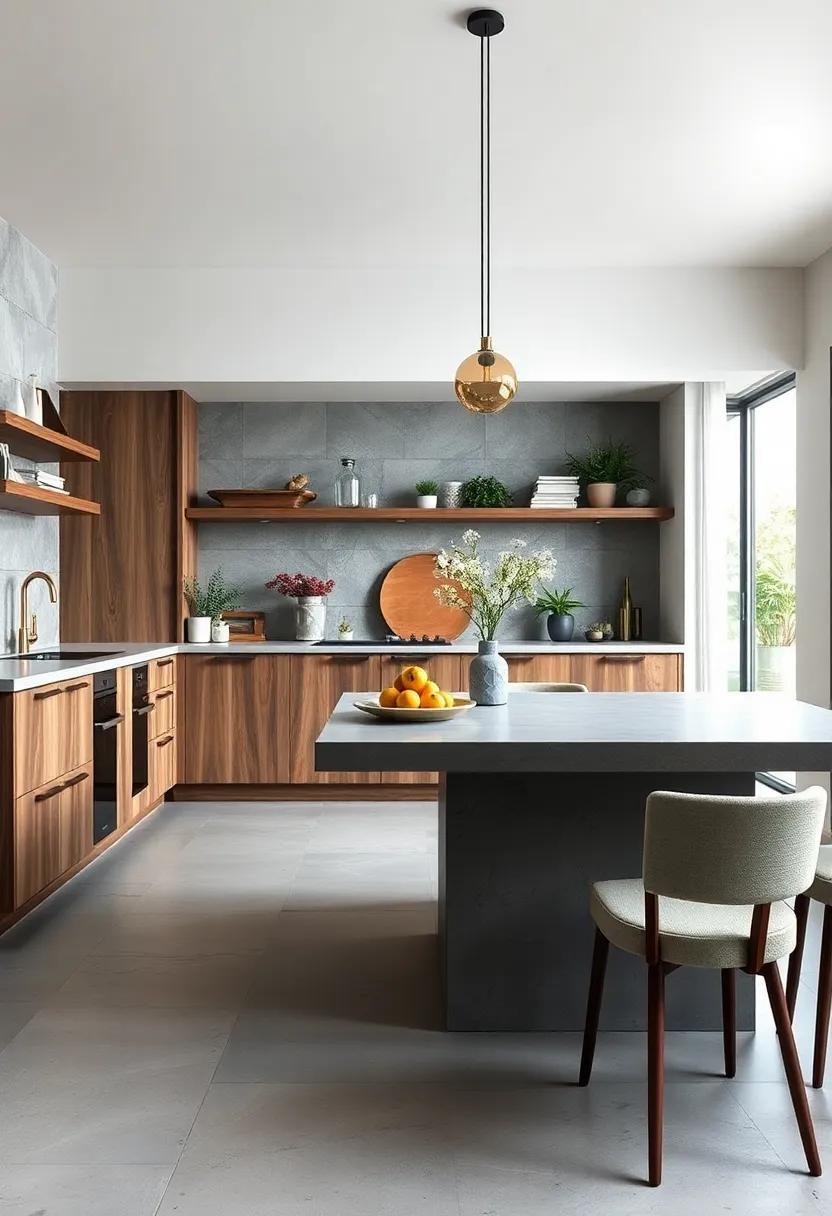 Design a Concrete Dining Table for an Eco-Friendly option
