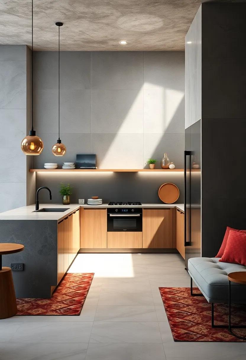 Utilize Concrete Accents in ⁤Cabinetry for an Edge