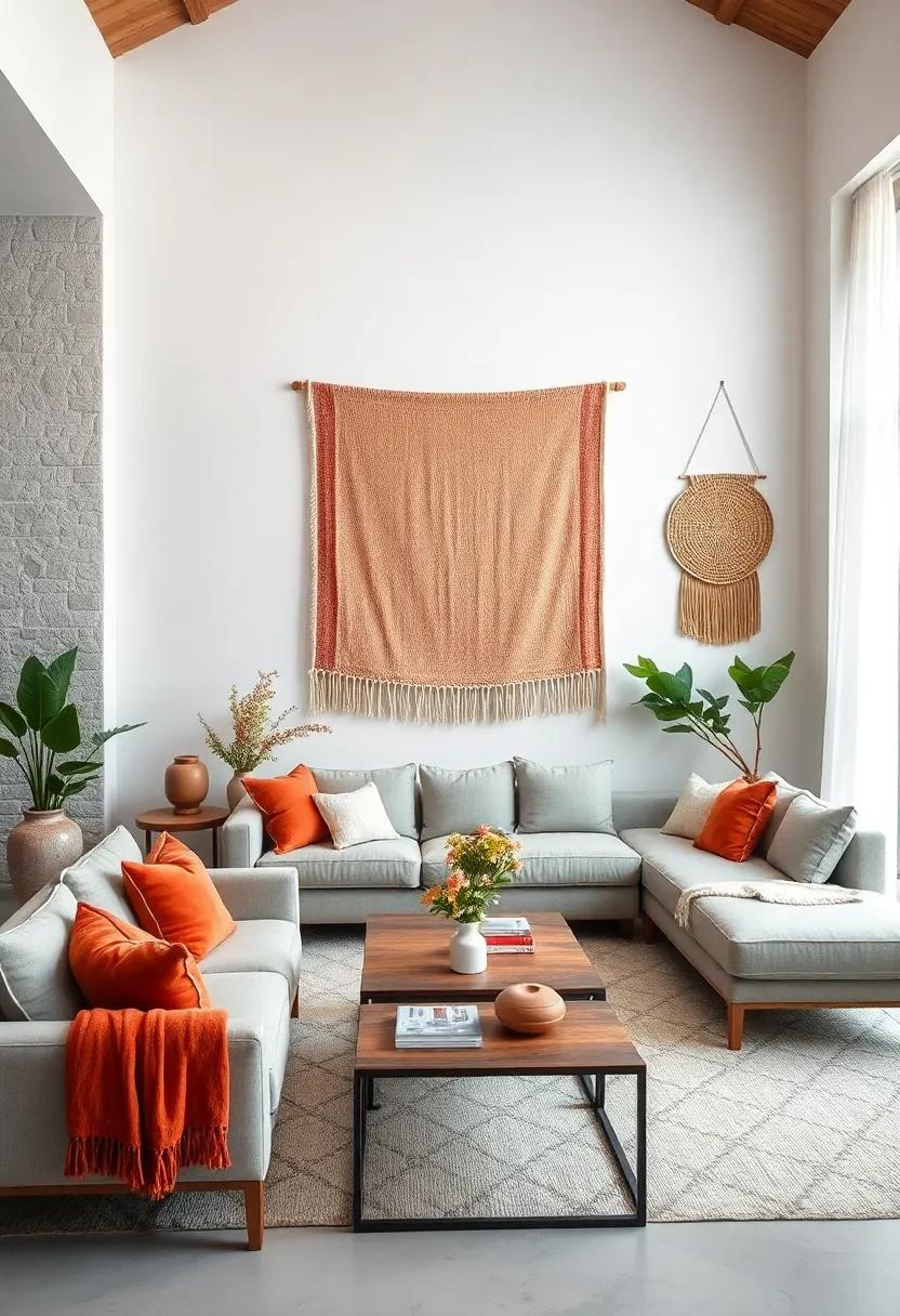 Use Textured Wall Hangings: Consider woven tapestries or fabric wall hangings to add depth and warmth against the crispness of a white wall