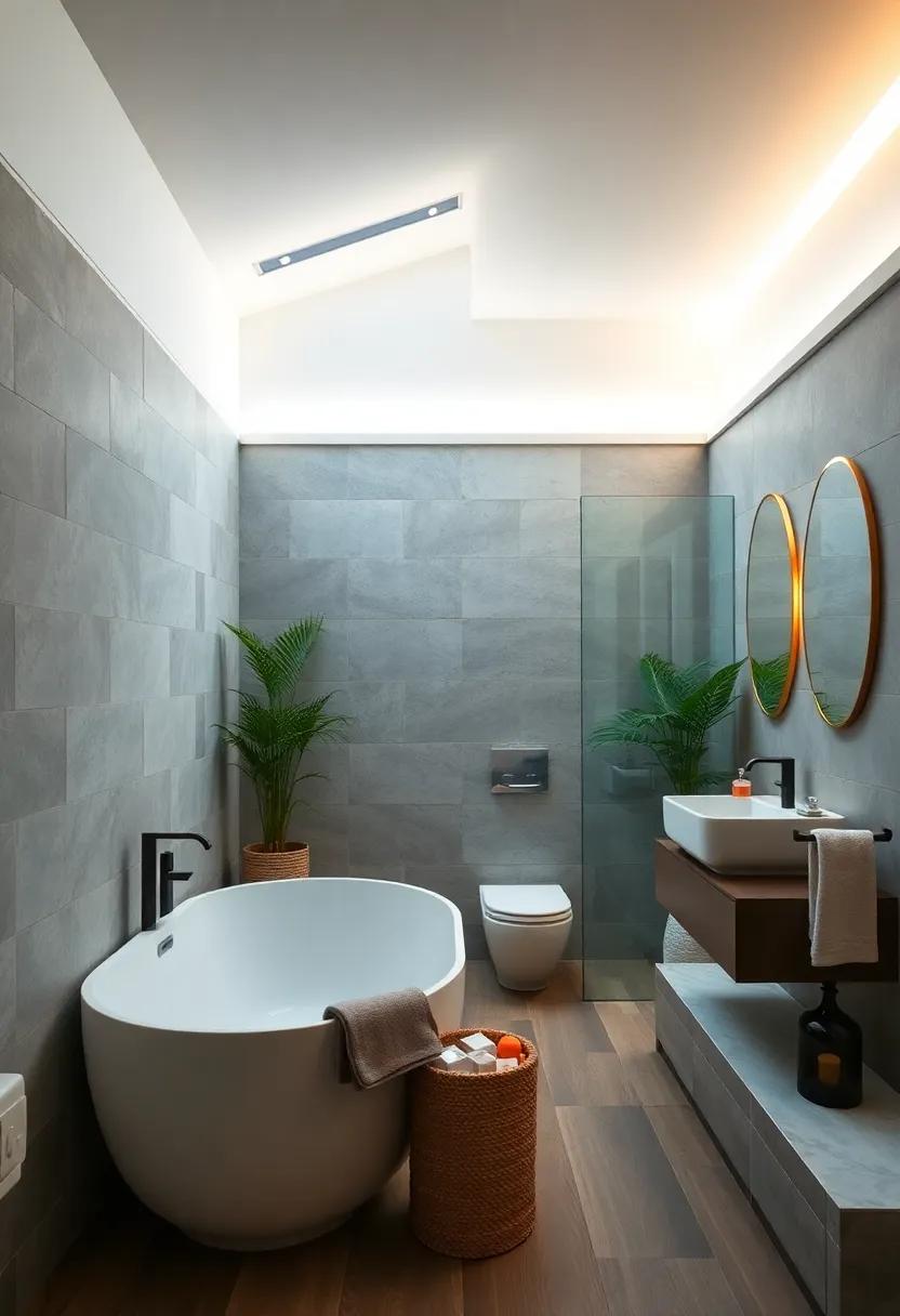 Solar Power: Harness solar power for lights or heated towel rails, using renewable energy to enhance your ensuite experience