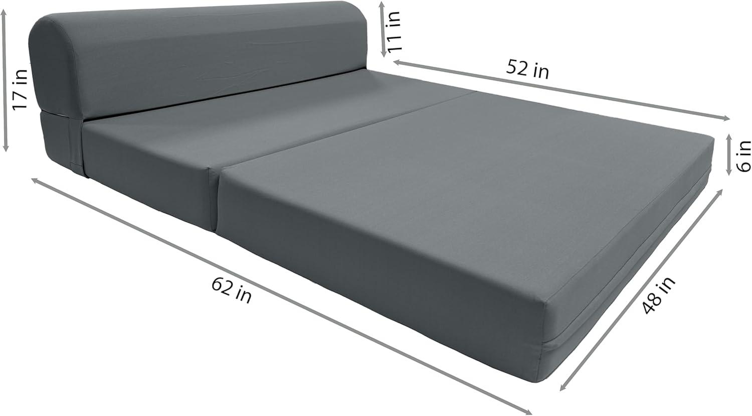 Maximizing Small Spaces with the Gray D&D Futon Sleeper Chair