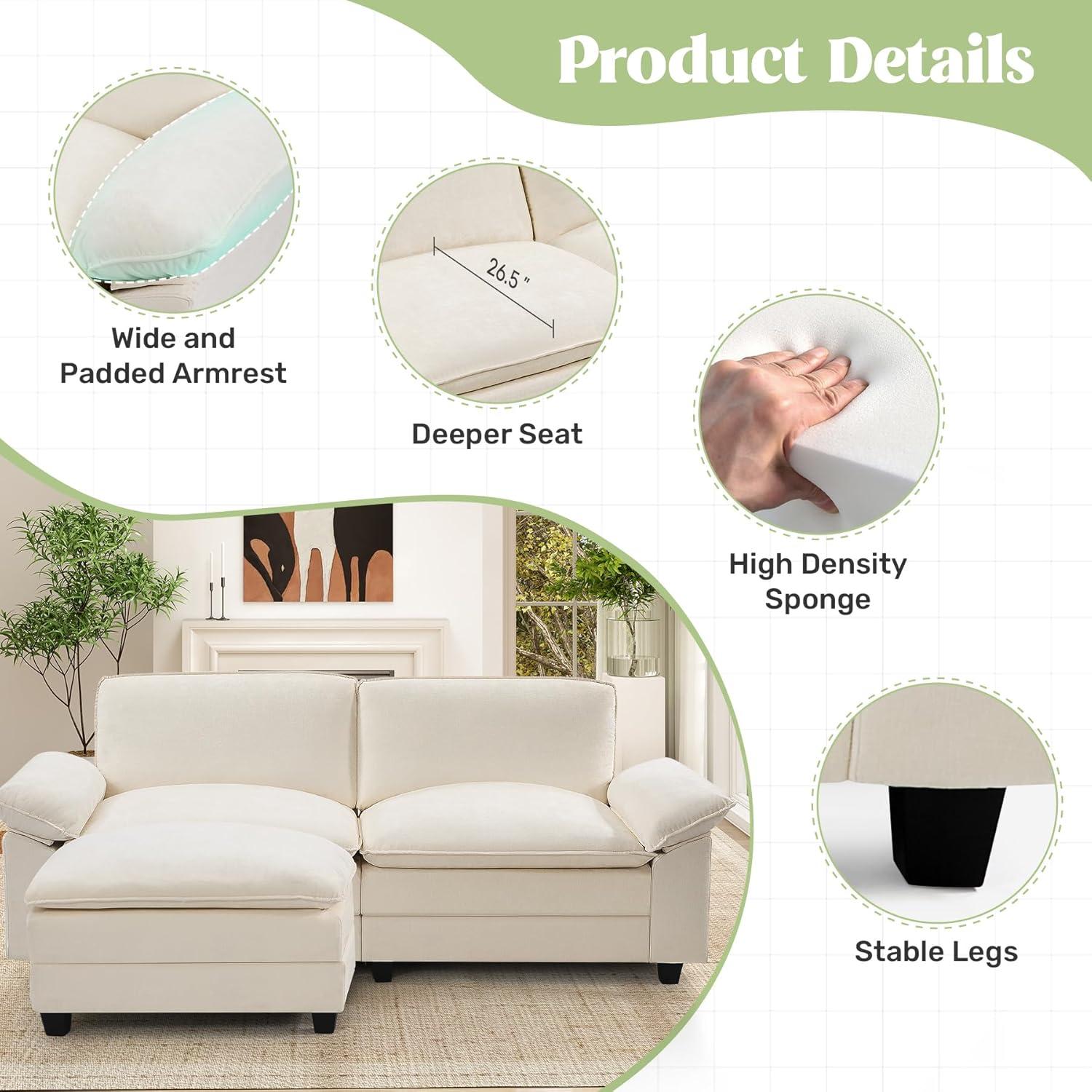 Spacious & Stylish: Exploring ⁣Comfort in a ​Modular Sectional Sofa