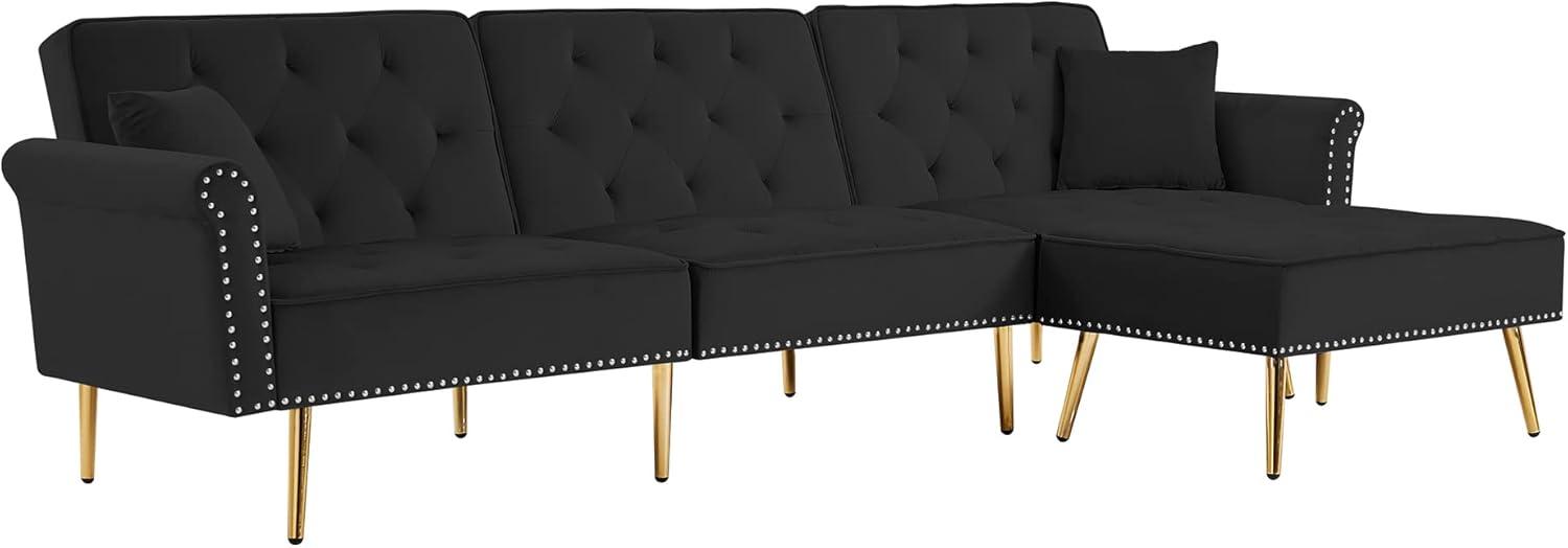 Transforming Our Living Room: Stylish & Flexible Velvet Sofa Bed Review