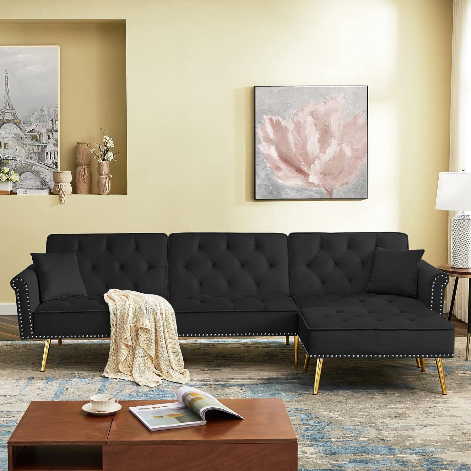 Transforming Our ‍Living Room: Stylish & Flexible Velvet​ Sofa Bed​ Review