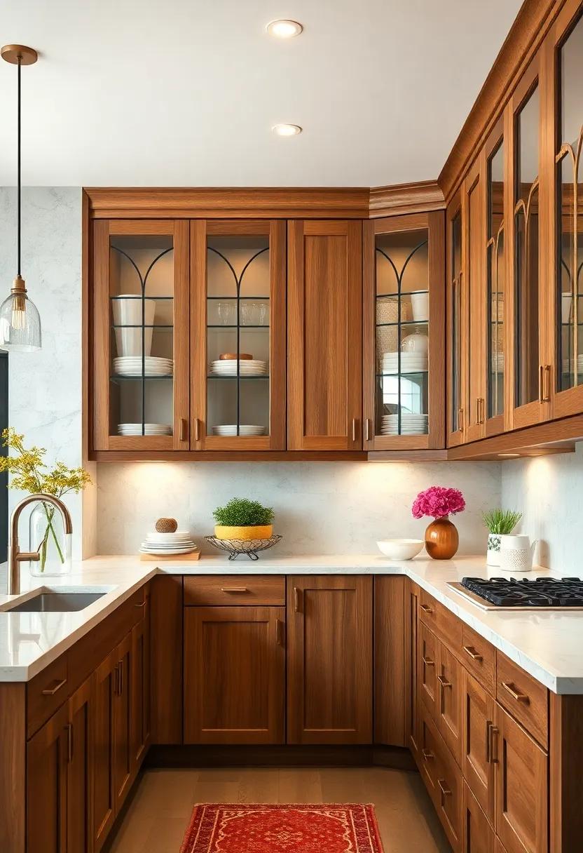 Glass-Front Elegance: Wood cabinet doors with glass​ inserts and⁣ intricate mullions for ‌showcasing your beautiful dishware and ​decor
