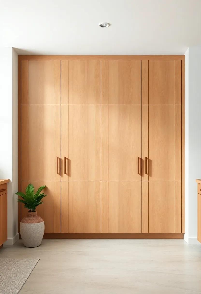 Scandinavian Simplicity:‍ Light⁢ birch‌ wood doors⁣ with clean lines and minimalistic handles, capturing ​the⁢ essence ⁣of Scandinavian design