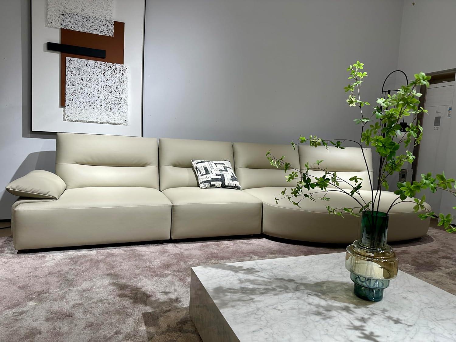 147.24'' Oversied Sectional Curved Sofa for your space