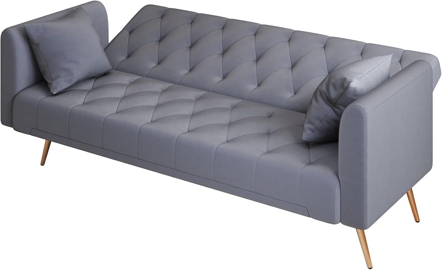 71'' Modern velvet Futon Sofa Bed fits your space