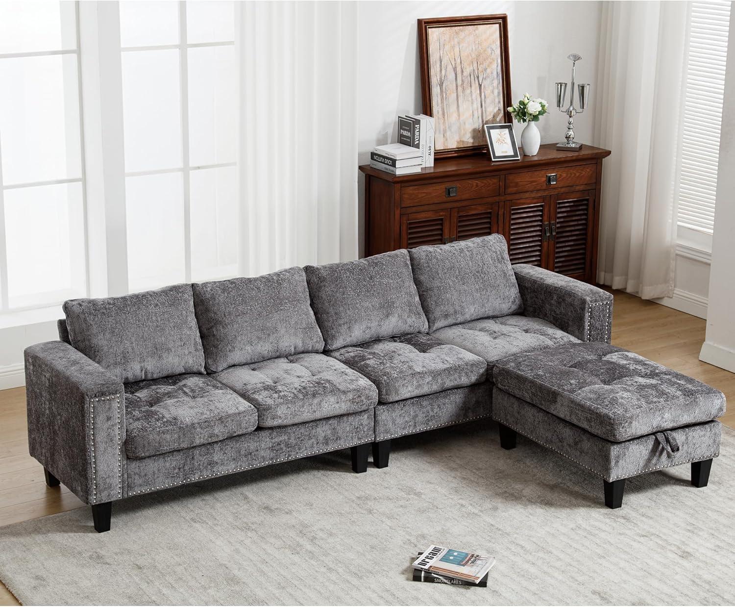 Discovering Comfort and Function in the Ball & Cast L-Shaped Sectional