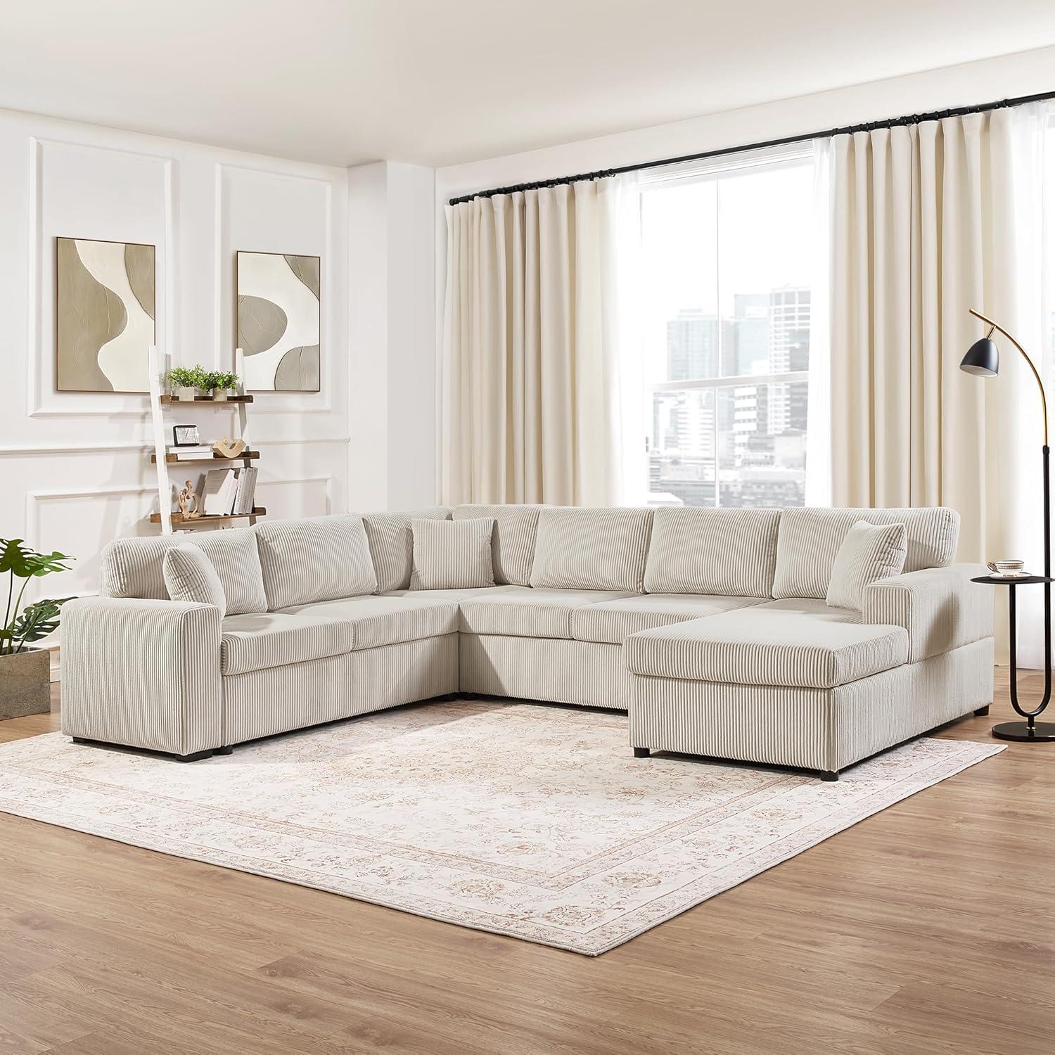 Discovering Comfort and Style: Our Take on the Ball & Cast U-Shaped Sofa