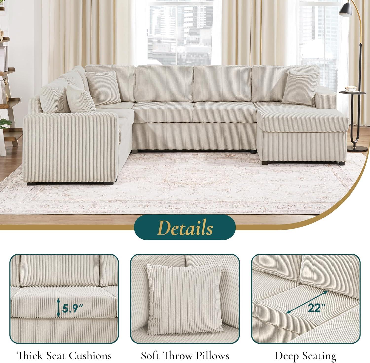 Discovering Comfort and Style: Our Take on the Ball & Cast U-Shaped Sofa