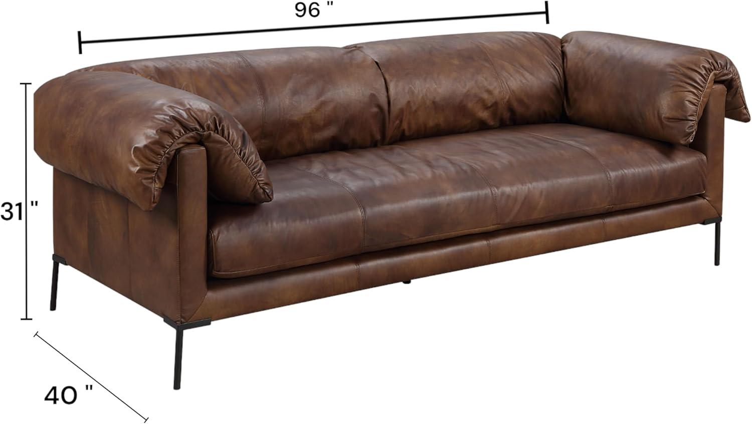 Experiencing ⁣Comfort & Style‍ with ‍the​ Macho Top Grain Leather Sofa