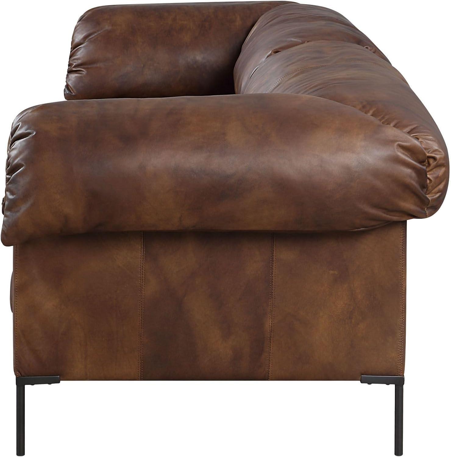 Experiencing Comfort‍ &⁤ Style with ​the Macho Top grain ⁢Leather Sofa