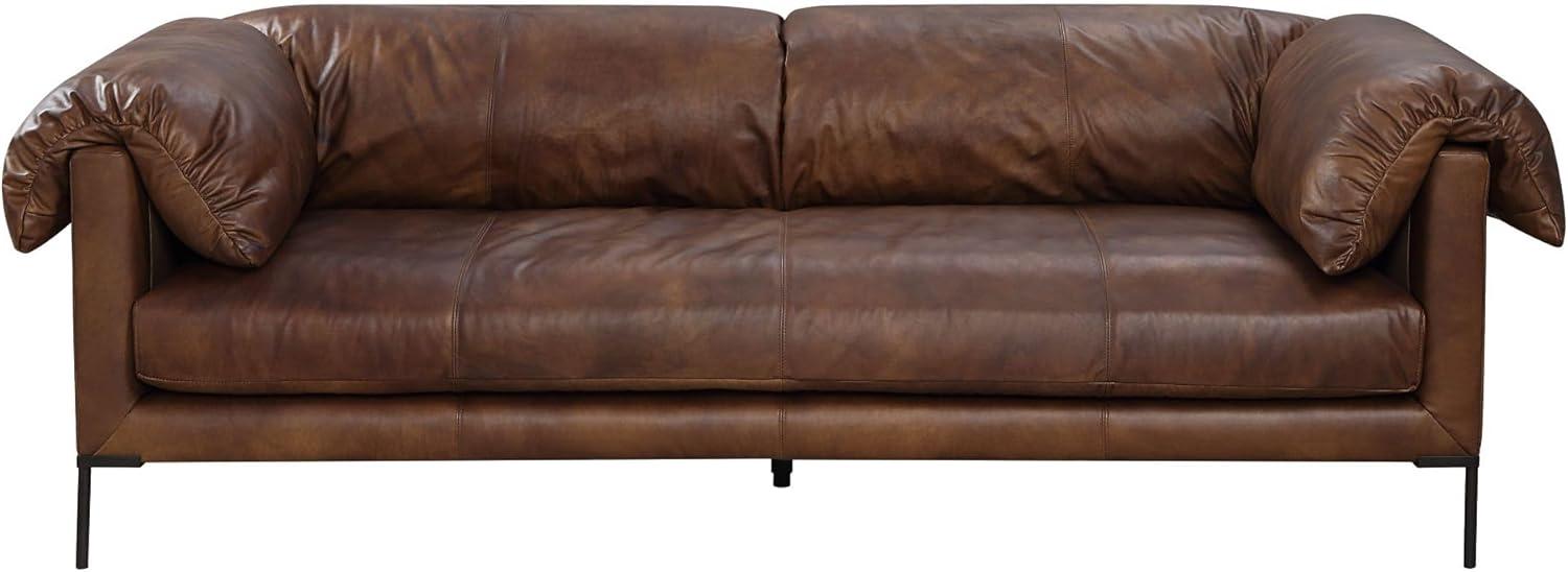 Experiencing Comfort ​& Style with ⁢the Macho top Grain leather Sofa