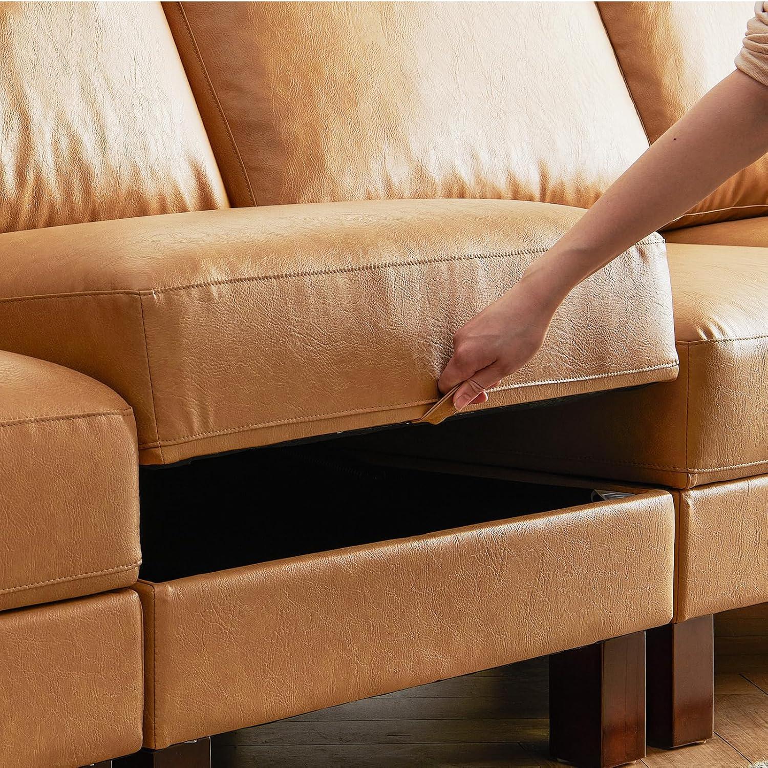 L Shape Modular Sofa 98'' 4-Seater - how it fits your space