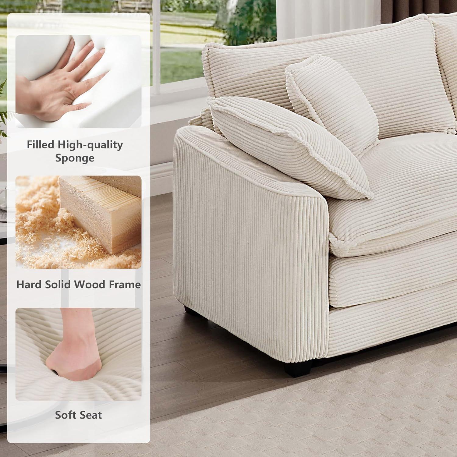 Mikibama Modular Sectional Sofa, 114.5 — how you'll use ⁤it