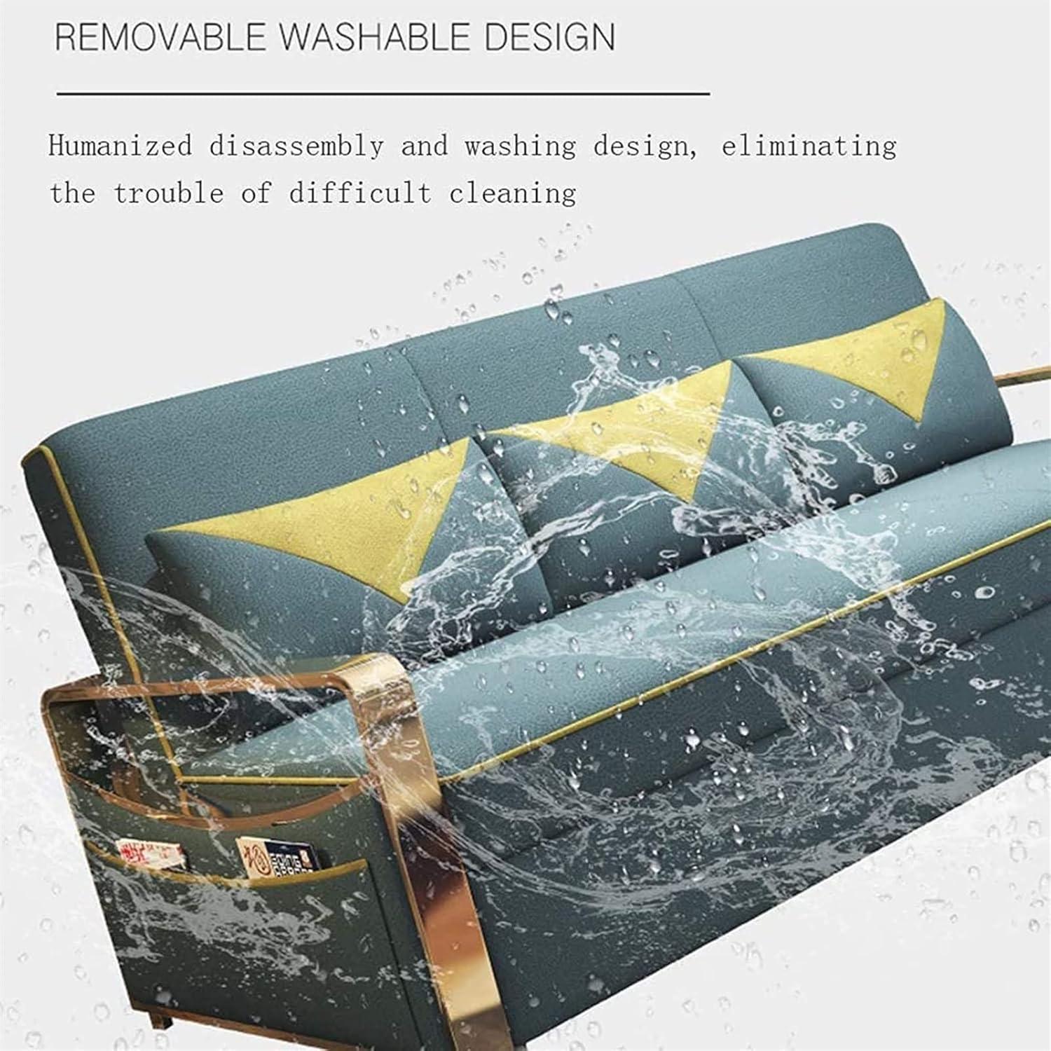 Modern Foldable Sofa Bed with USB & Smart Storage Features