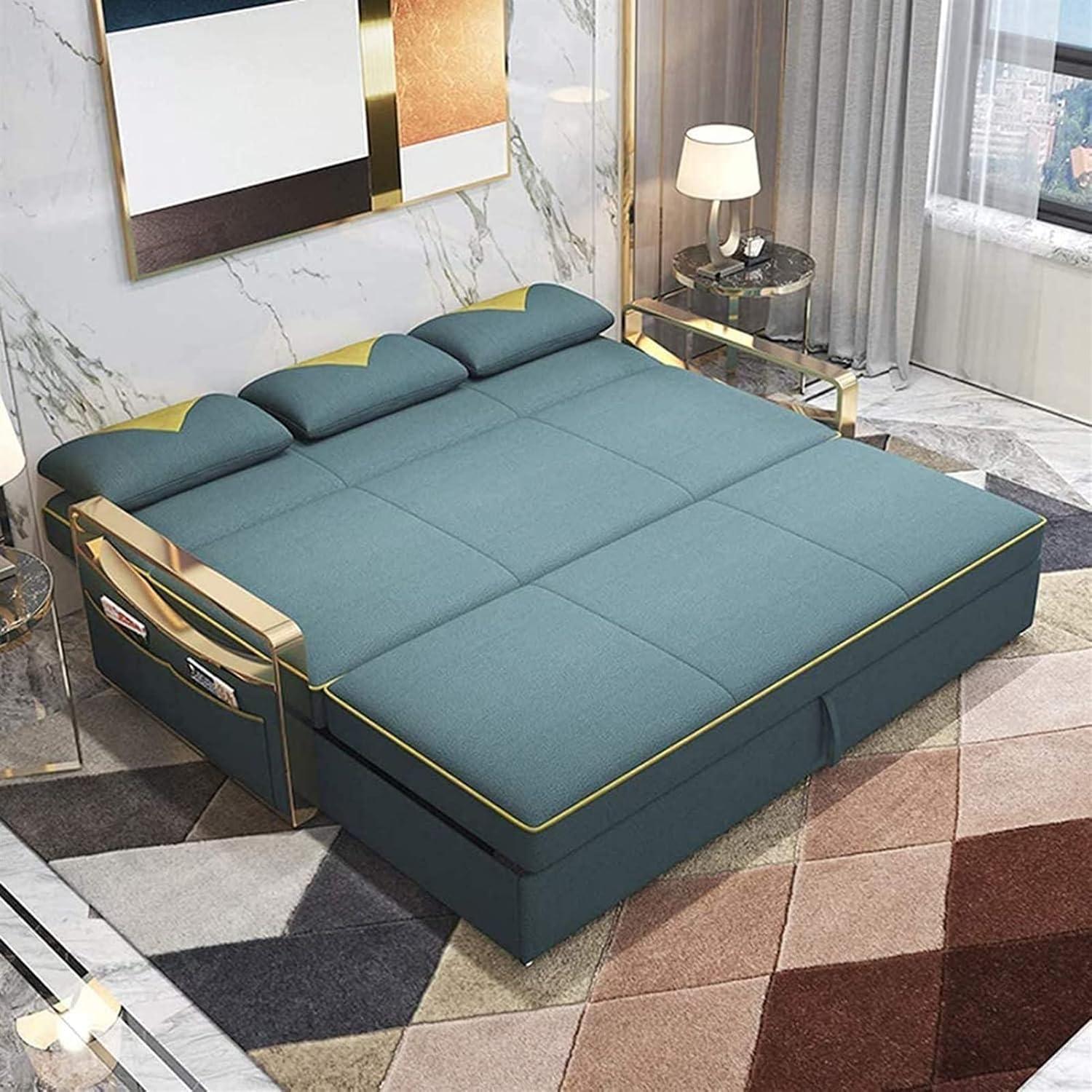 Modern Foldable Sofa Bed with USB & Smart Storage features