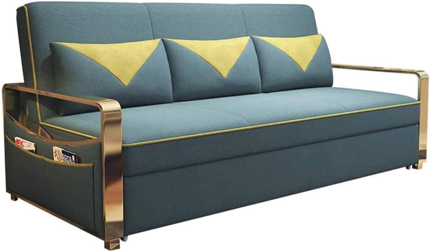 Modern foldable Sofa Bed with USB & Smart Storage Features