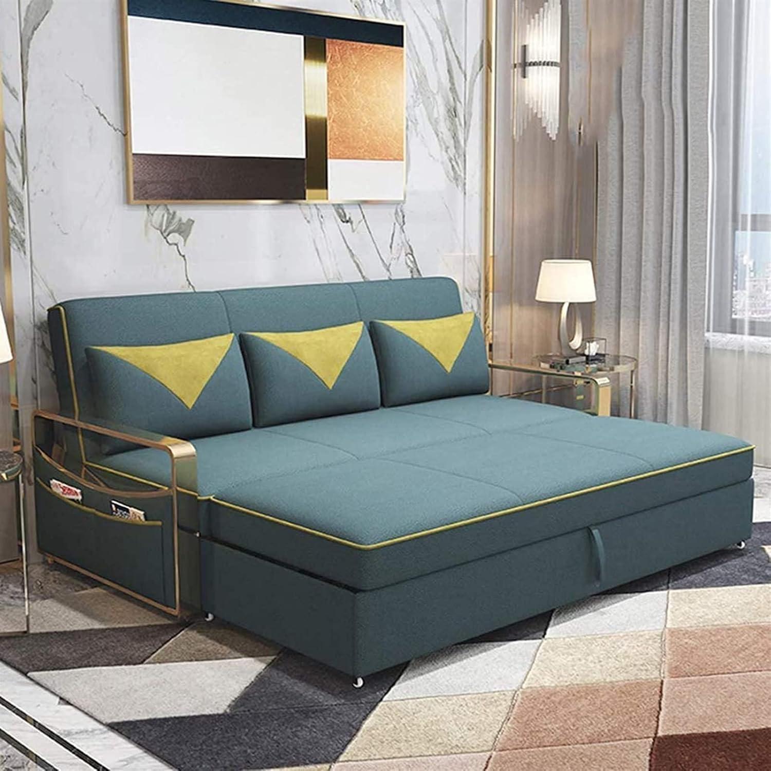 Modern Foldable Sofa Bed with USB & Smart Storage Features